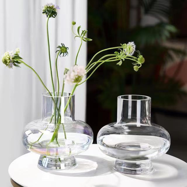【20点セット】【送料無料】欧風大腹提灯花瓶デスクトップオフィス水耕花瓶生け花器幻彩花瓶ガラス容器 28,408円