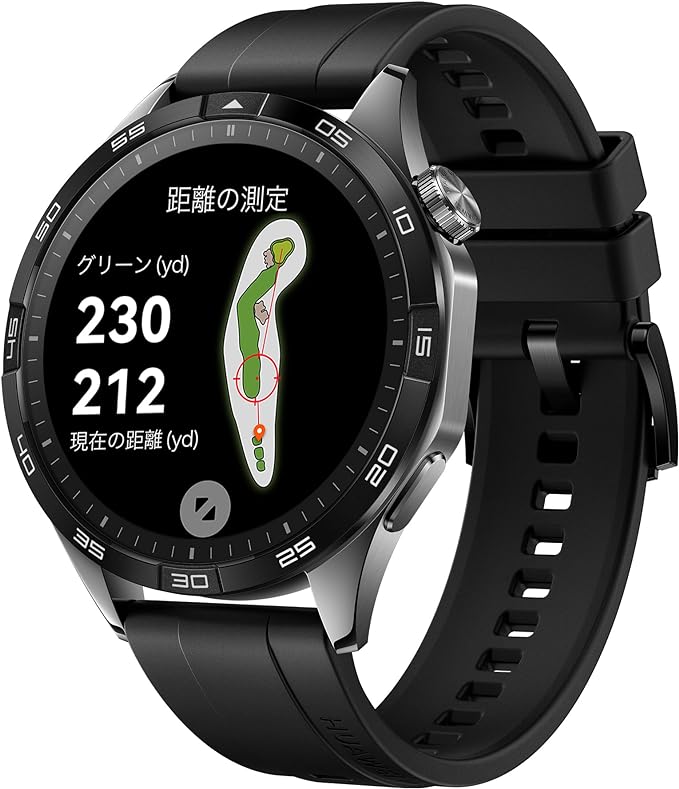 HUAWEI WATCH GT 4 46mm ゴルフナビ搭載 スマートウォッチ コース攻略 練習モード 最長14日間持続ロングバッテリー GNSS測位(GPS) カロリー管理 睡眠中呼吸乱れ検知 24