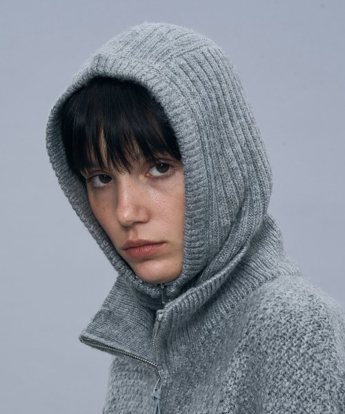 KNIT BALACLAVA_MELANGE