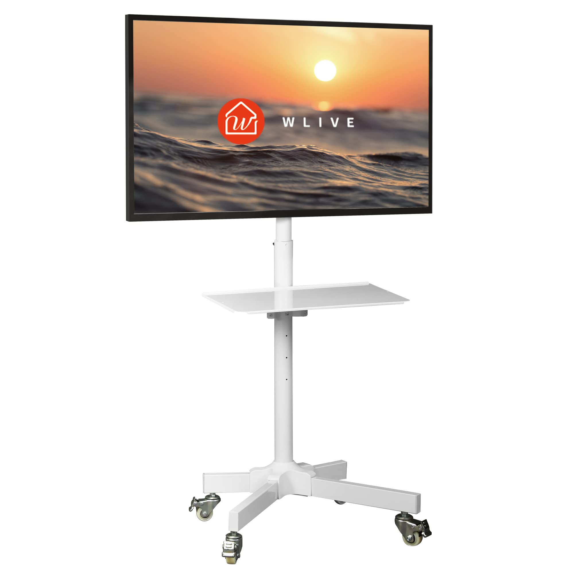 テレビスタンド テレビ台 tvスタンド 液晶TVスタンド 32インチ対応 55インチ対応 60インチ対応 キャスター付き VESA規格対応 壁寄せ ハイタイプ 高さ角度調節可能 棚 88028