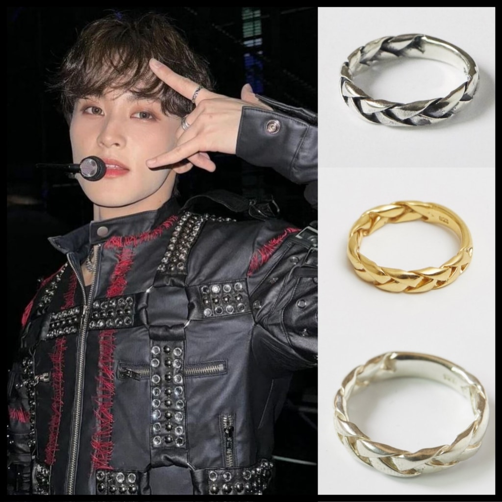 【HANNA543】 R494 RING リング [NCT MARK着用] シルバーリング 韓国 指輪 [公式正規品]