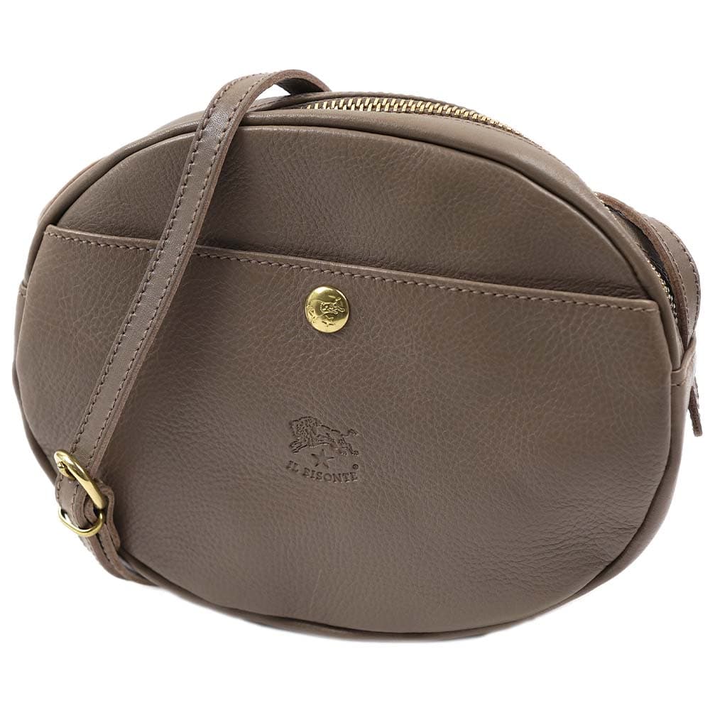 イルビゾンテ ショルダーバッグ IL BISONTE レディース グレー レザー 本革 斜めがけ TORTORA BCR242 PVX001 GY113B