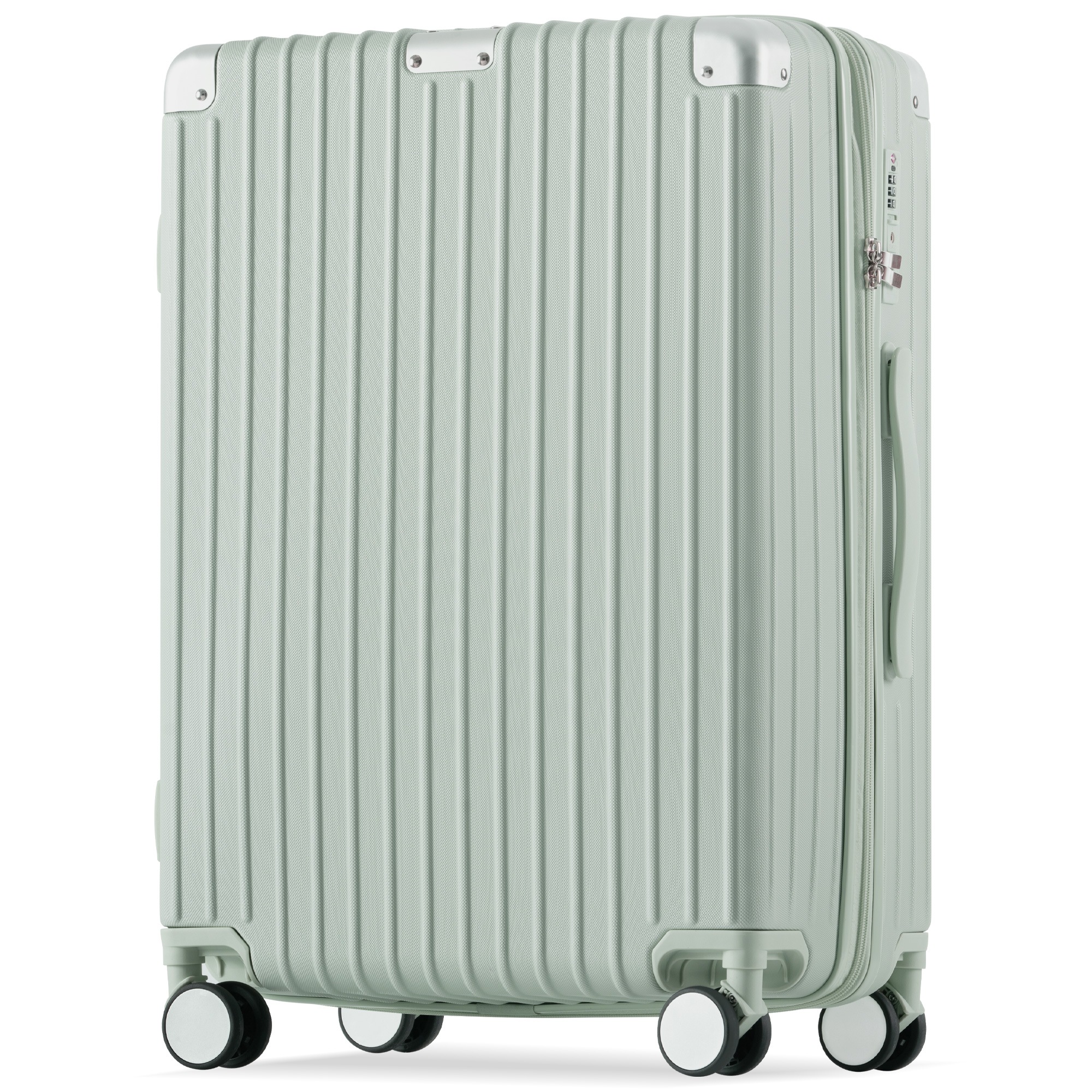 スーツケース Lサイズ キャリーケース キャリーバッグ Lサイズ ストッパー付き アルミコーナーパッド 7日~14日 大容量超軽量 軽い おしゃれ かわいいダブルキャスター 大型 suitcase 8,929円