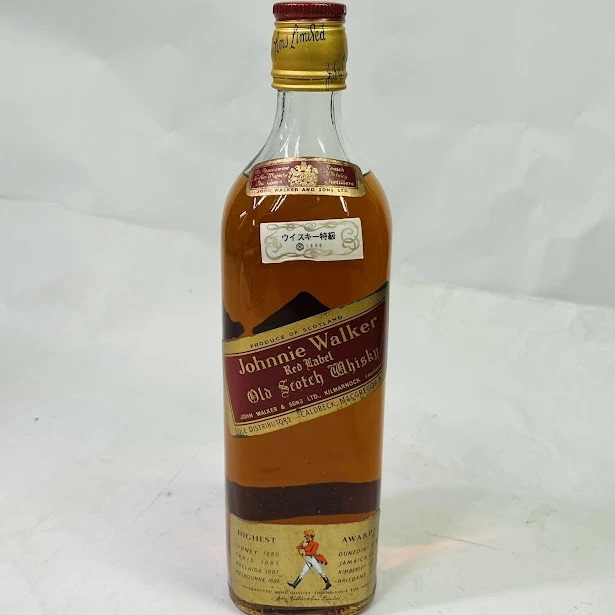【未成年の飲酒は法律で禁じられています】[古酒] ジョニーウォーカー 赤 (ジョニ赤) 特級表示 正規品 コールドベック 43度 760ml
