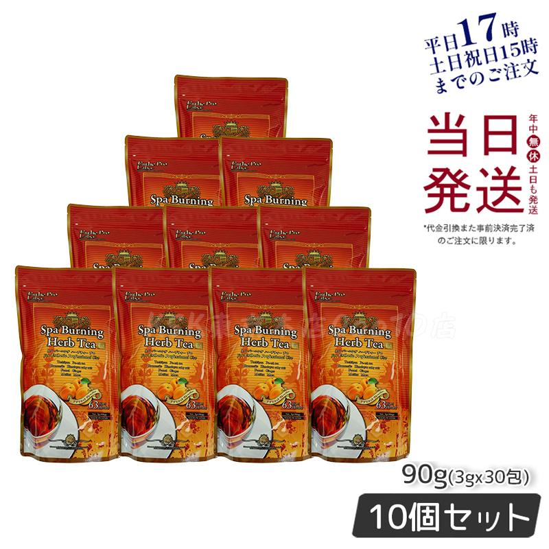 【お得10個セット】エステプロラボ 代謝系 スパ バーニング ハーブティー プロ 3g×30包 ハーブティー 代謝サポート ノンカフェイン スパイス感 30日分 健康茶 国内製造