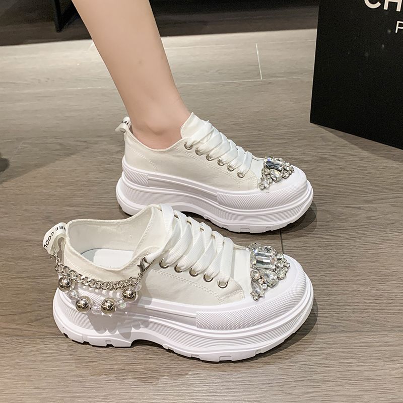 スポーツシューズ カジュアル靴 韓国ファッション厚底スニーカー レディース 韓国風