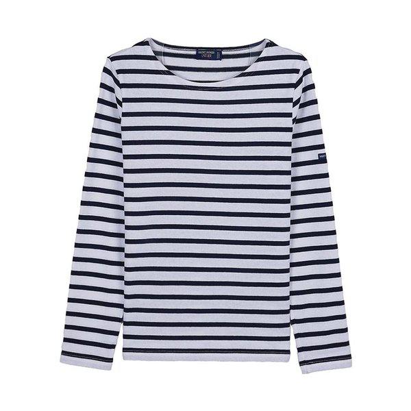 [セントジェームス] SS26 女性 メリダム ツー Tシャツ MERIDAME II NEIGE MARINE