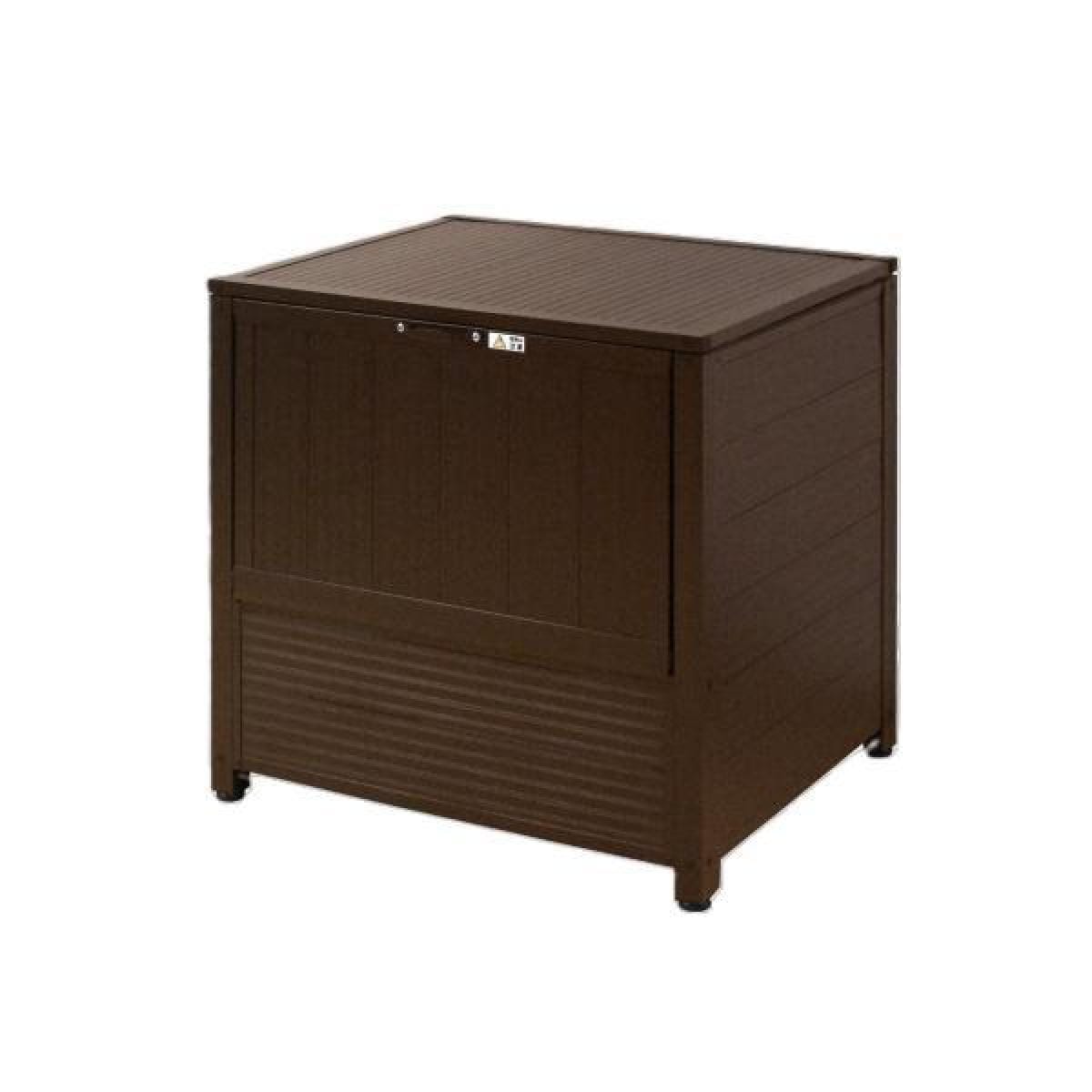 【I】谷村実業 屋外用 アルミダストボックス 70 ブラウン W725×D610×H715 TAN-956-70BR