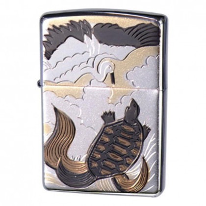 ZIPPO 電鋳板 鶴亀 5,159円