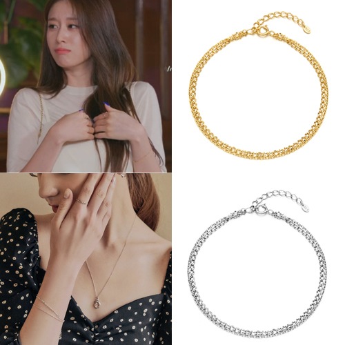 [遅延着用ブレスレット] ciel layered bracelet 韓国人気アイドルアクセサリー の人気芸能人着用 SNSで人気 カスタムジュエリー デイリーアクセサリー 大学生ファッション