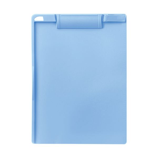 （まとめ）ソニック クリップボード 抗菌タイプA4タテ ライトブルー CB-4831-LB 1枚(×20セット)