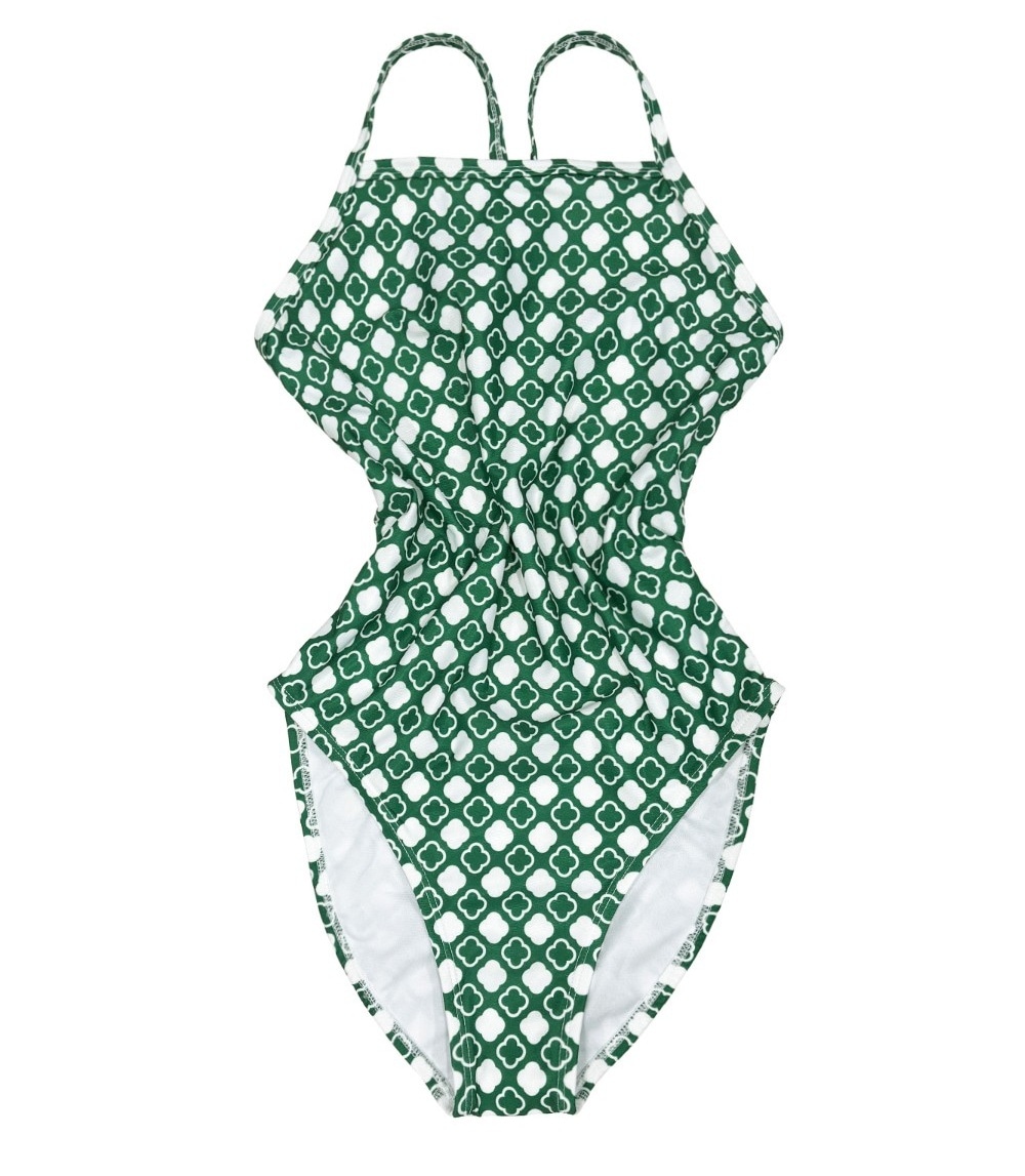 女子 室内講習 水着 シグネチャークローバー- ポイントエディション