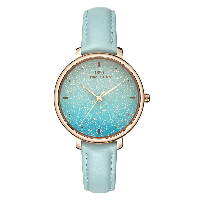 Ibsoレディース腕時計2020新しい星空面ファッション軽い贅沢レディース大気防水学生クォーツ腕時計