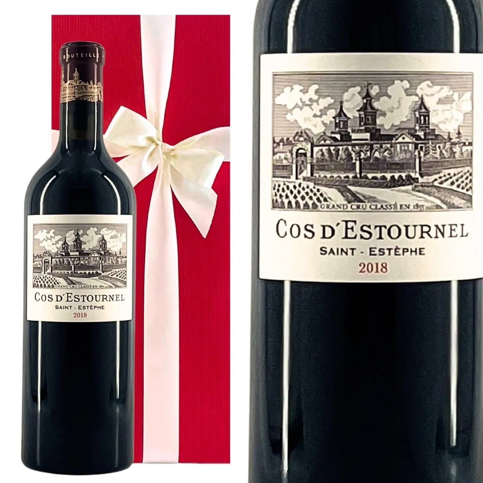 [ワインギフト] シャトー・コス・デス・トゥルネル 2018 赤ワイン 750ml ギフト箱入り [ラッピング付] ボルドー メドック格付 第2級
