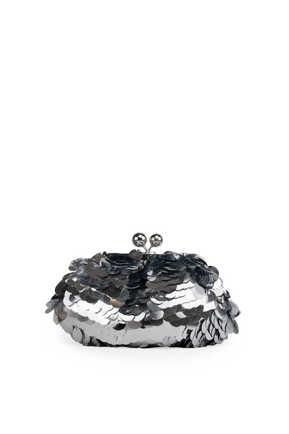 RECITAL2425516105600002 シルバー 秋冬2024 クラッチバッグ レディース ia