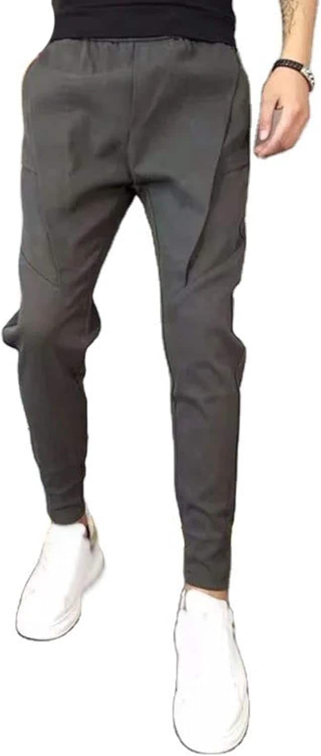 カーゴパンツ テーパードパンツ メンズ 体型カバー 調整紐 ロングパンツ 綿麻 ポケット ワークパンツ イージーパンツ 軽量 ファッション 男性用 アウトドア ダンス ヒップホップ ストリート 原宿