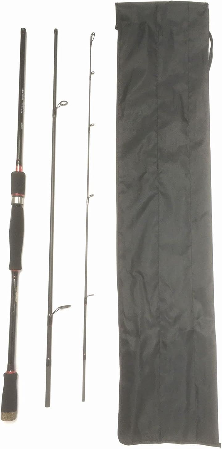 EVA 7ft スピニングパックロッド 3ピースM シーバスロッド ルアーロッド トラウトロッド スピニングロッド(7フィート スピニングロッド 3ピース)