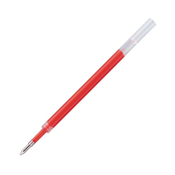 （まとめ）TANOSEE ノック式 ゲルインクボールペン 替芯 0.7mm 赤 1パック（5本） 50セット