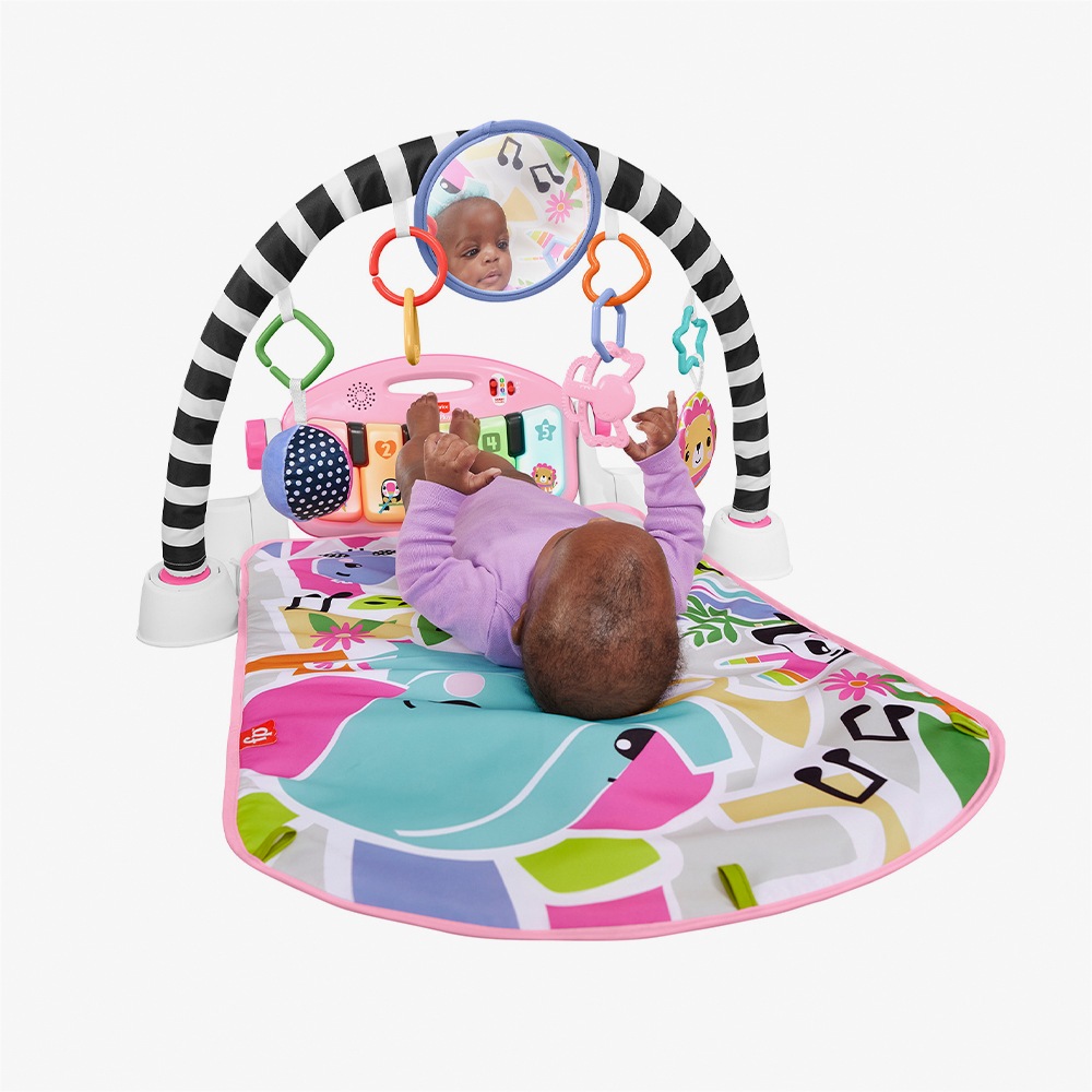 フィッシャープライス 2025 NEW キックアンドプレイ ピアノ ジム ピンク