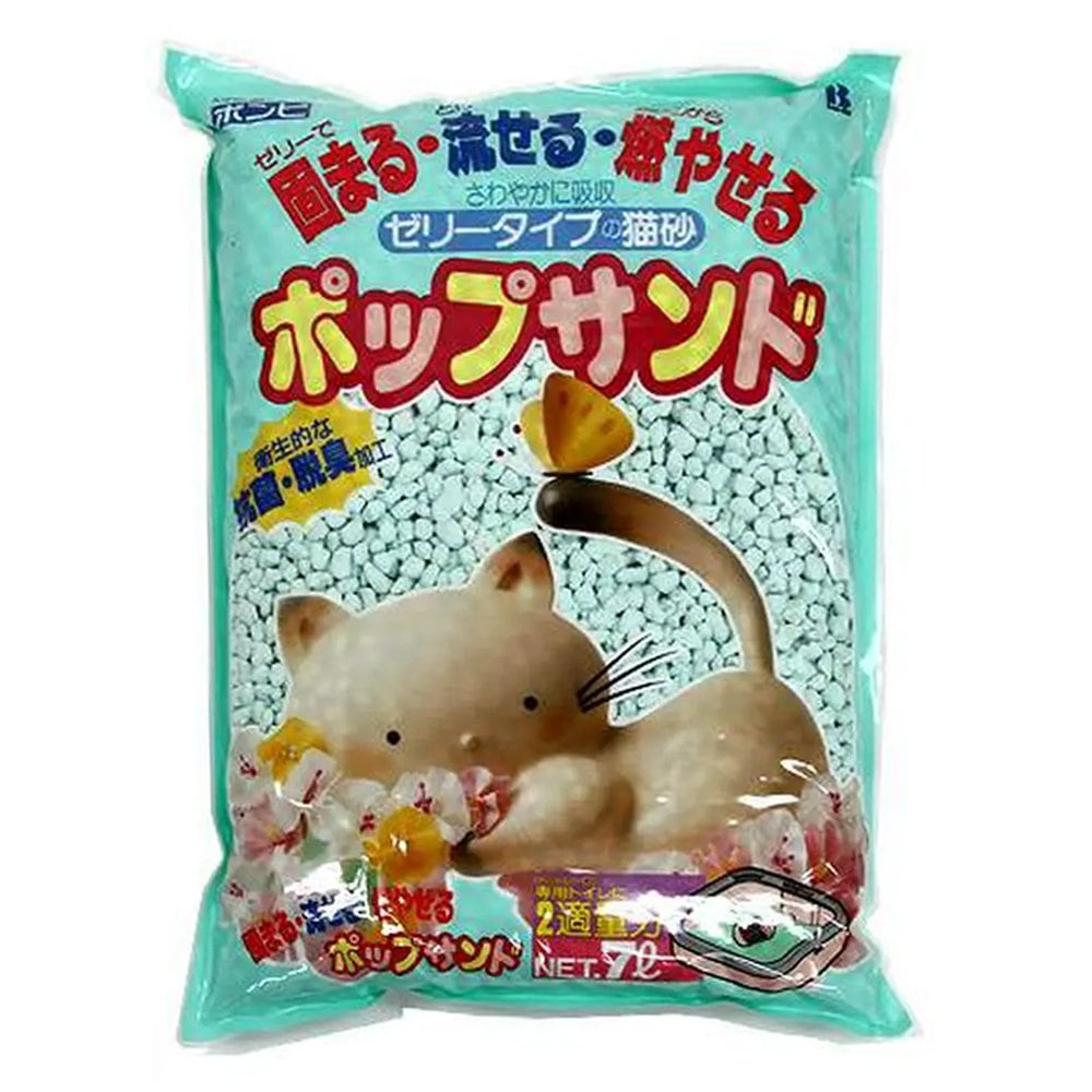 猫砂　ポップサンド　７ＬX６袋　猫砂　紙　固まる　流せる　燃やせる　ＣＲＣ30―14―20―10―00
