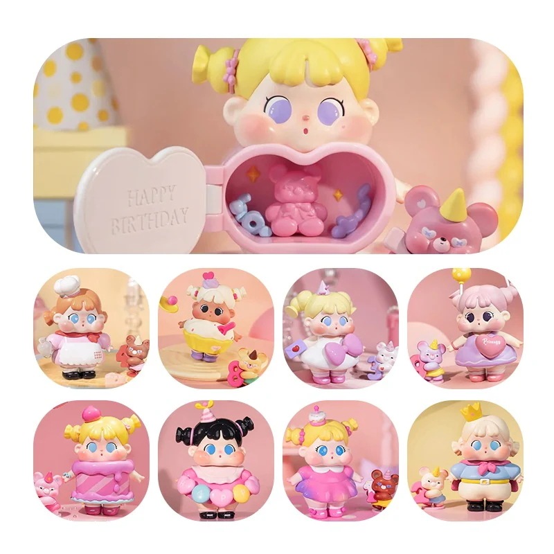 【公式正規品】TOP TOY QOQO お誕生日ウィッシュシリーズ フィギュア ブラインドボックス 可愛い 女の子 ギフト