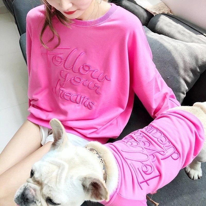 2点セット秋冬 ペットとお揃いの服 犬 ペアルック 飼い主 犬とお揃いの服 飼い主とお揃い服 パーカ