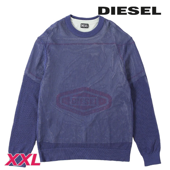 半袖Tシャツ カットソー メンズ K-ROSEVILLE 長袖メッシュニットレイヤード クルーネック die-m-t-f4-24c