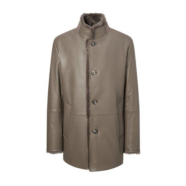 [24FW] [レザー] ディアフルファーコート型レザージャンパー DMJU4DL91I3