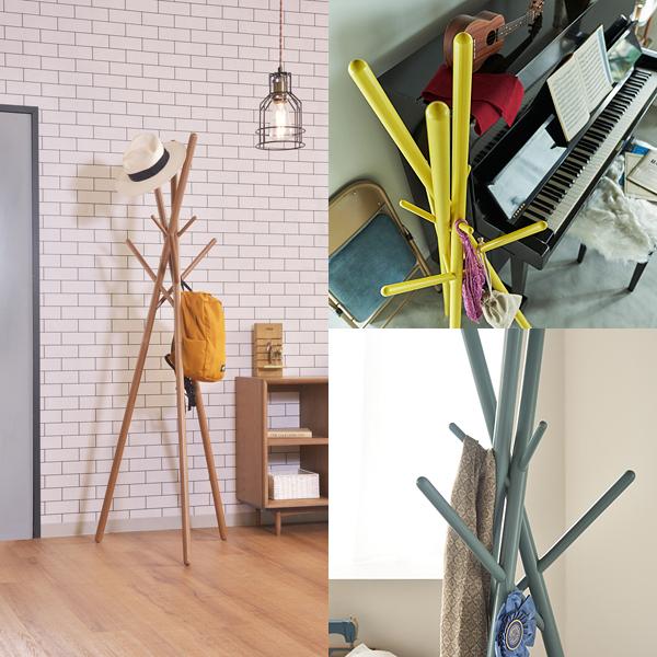 ポールハンガー ラック おしゃれ インテリア ハンガーラック デザイン お洒落 天然木 木製 ナチュラル スタイリッシュ 北欧