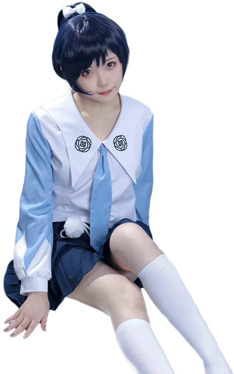 刀剣乱舞 大和守安定 制服 JK 新撰組 刀剣男子 コスプレ 水色 とうらぶ やまとのかみやすさだ