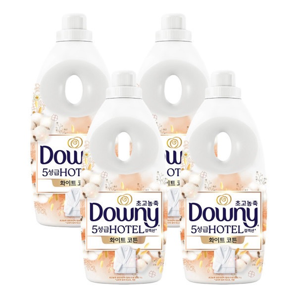 ダウニーコットン ピュアラブの香り 1L 4個(贈呈品なくなり次第贈呈終了)