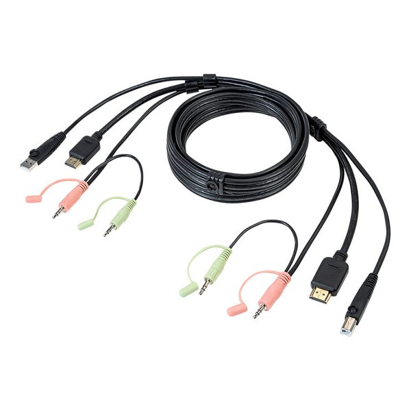 パソコン自動切替器用ケーブル 1.8m SW-KHU180