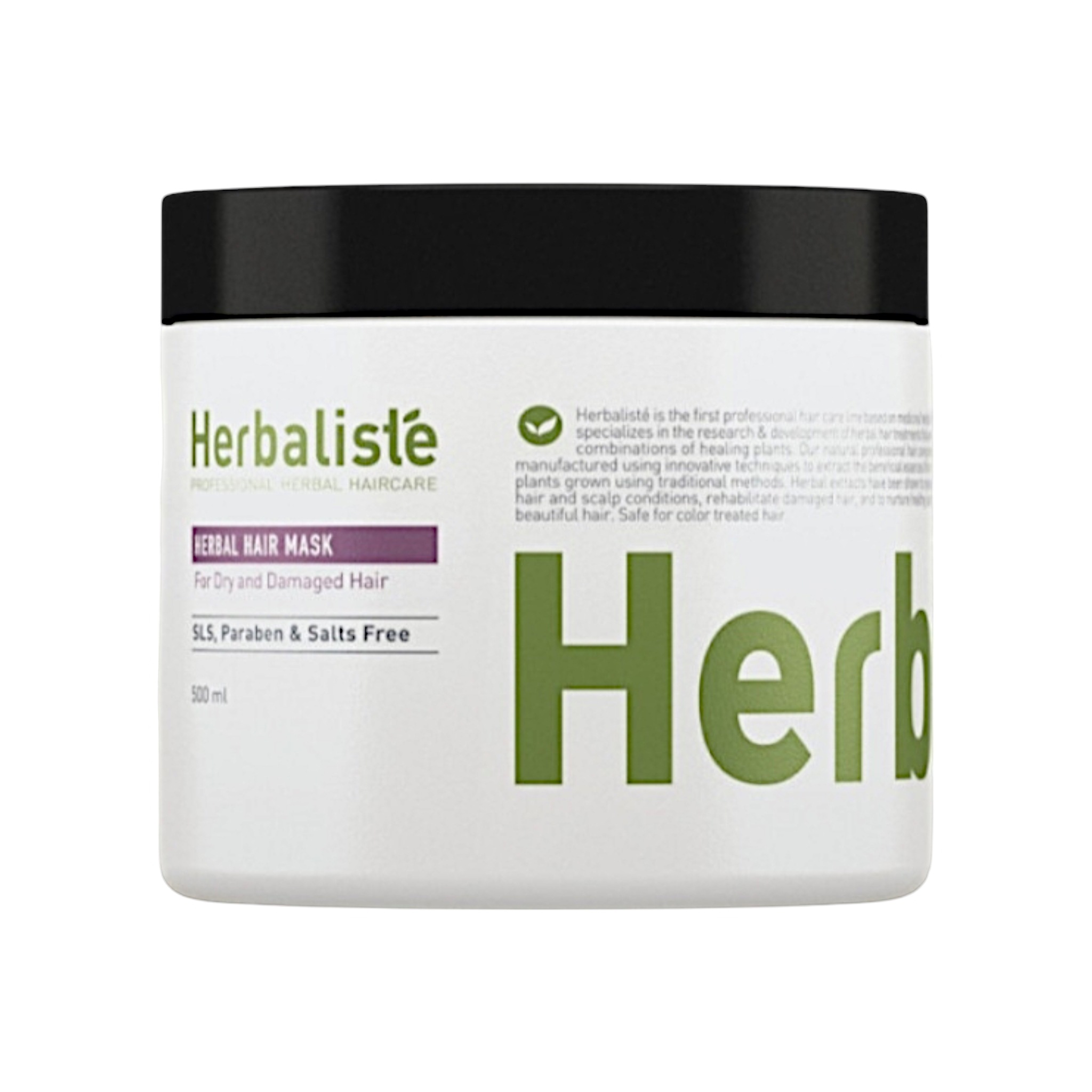 Herbaliste HERBAL HAIR MASK for Dry and Damaged Hair 500ml