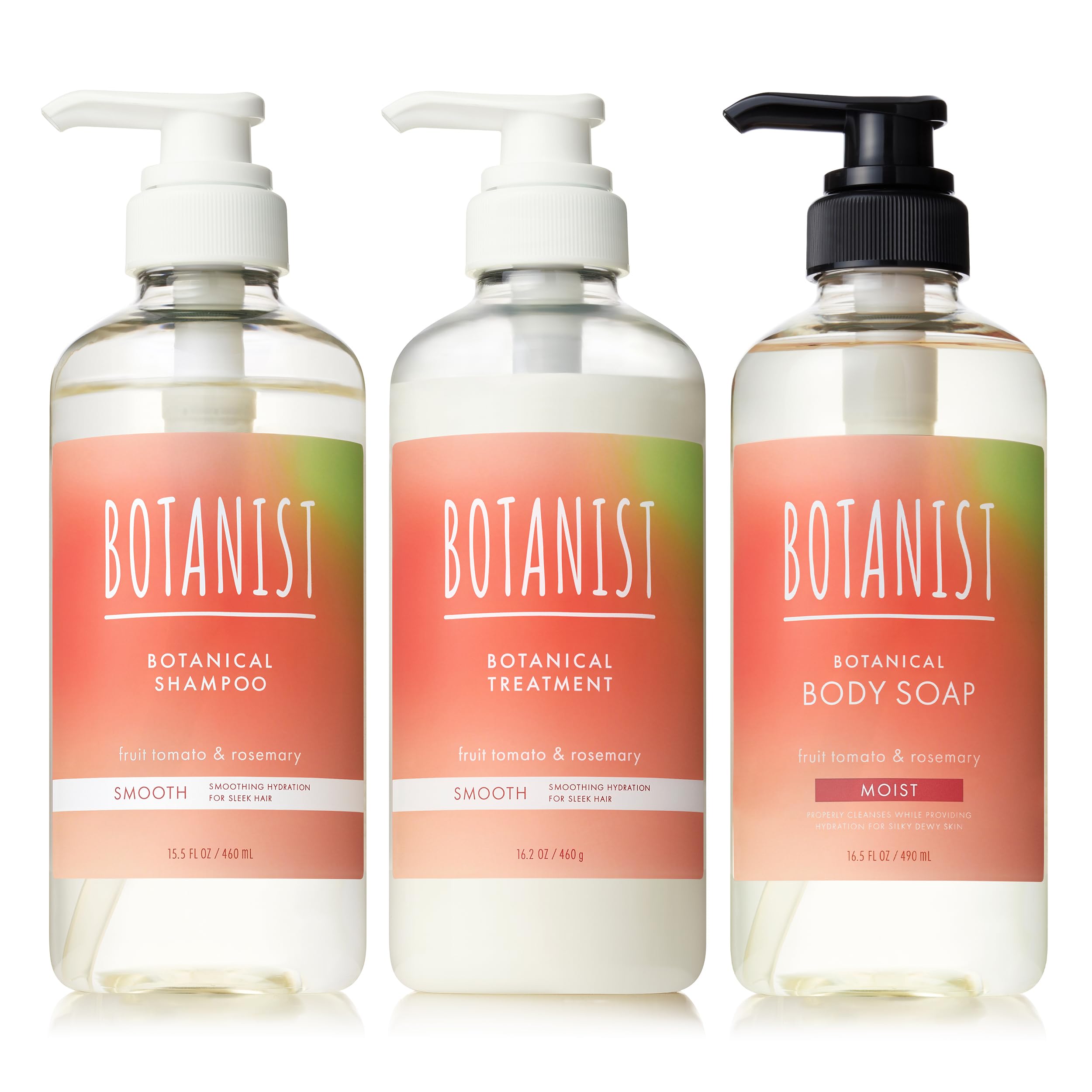 [2025夏限定] BOTANIST ボタニスト シャンプー トリートメント ボディーソープ 【スムース】【モイスト】フルーツトマト＆ローズマリー