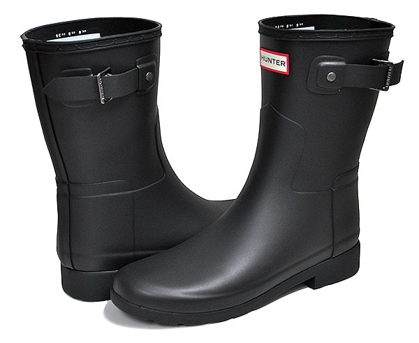 ウィメンズ オリジナル リファインド ショート レインブーツ wfs2200rma ブラック スリムフィット