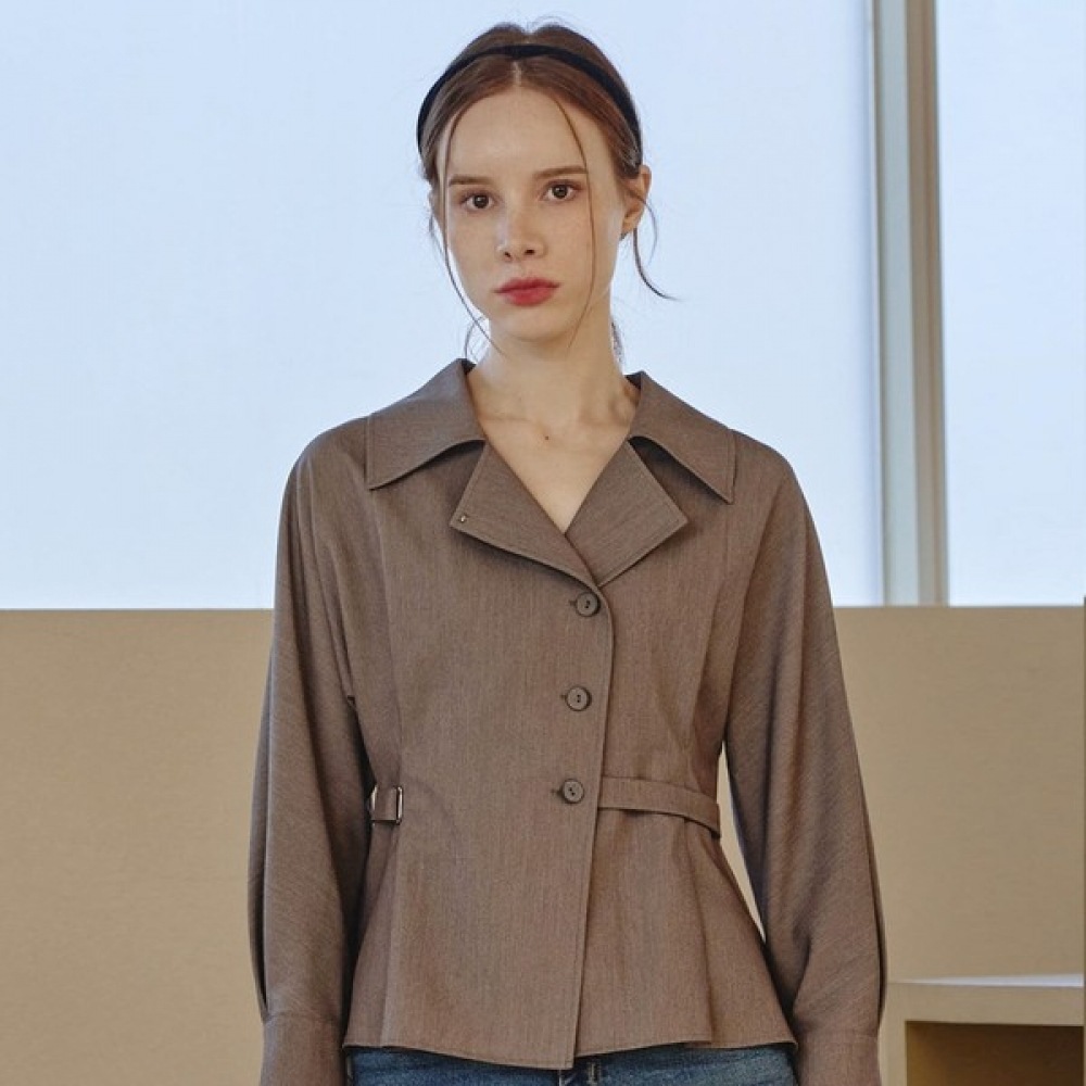 (リアーナニューヨーク) ベルト付きデイリーブラウス RQIQBL020