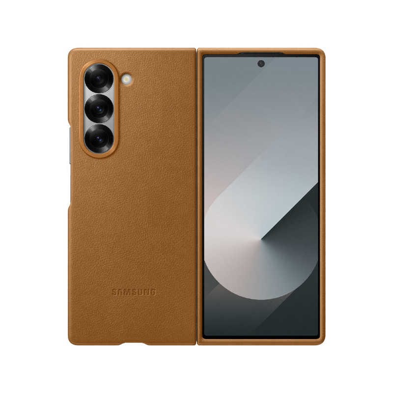 GALAXY　(サムスンGalaxy純正)Galaxy Z Fold6 Kindsuit Case Samsung(サムスン) Tan　EF-VF956PAEGJP