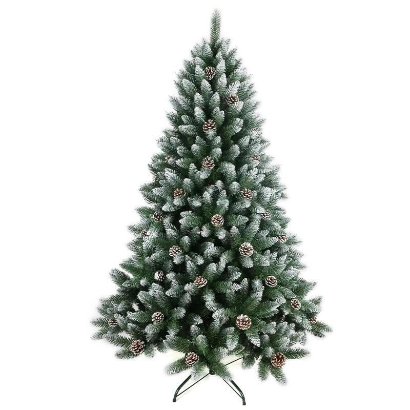 クリスマスツリー 北欧人工クリスマスツリー 150cm 雪化粧 人工松ぼっくり付き Xmas christmas tree 本体み