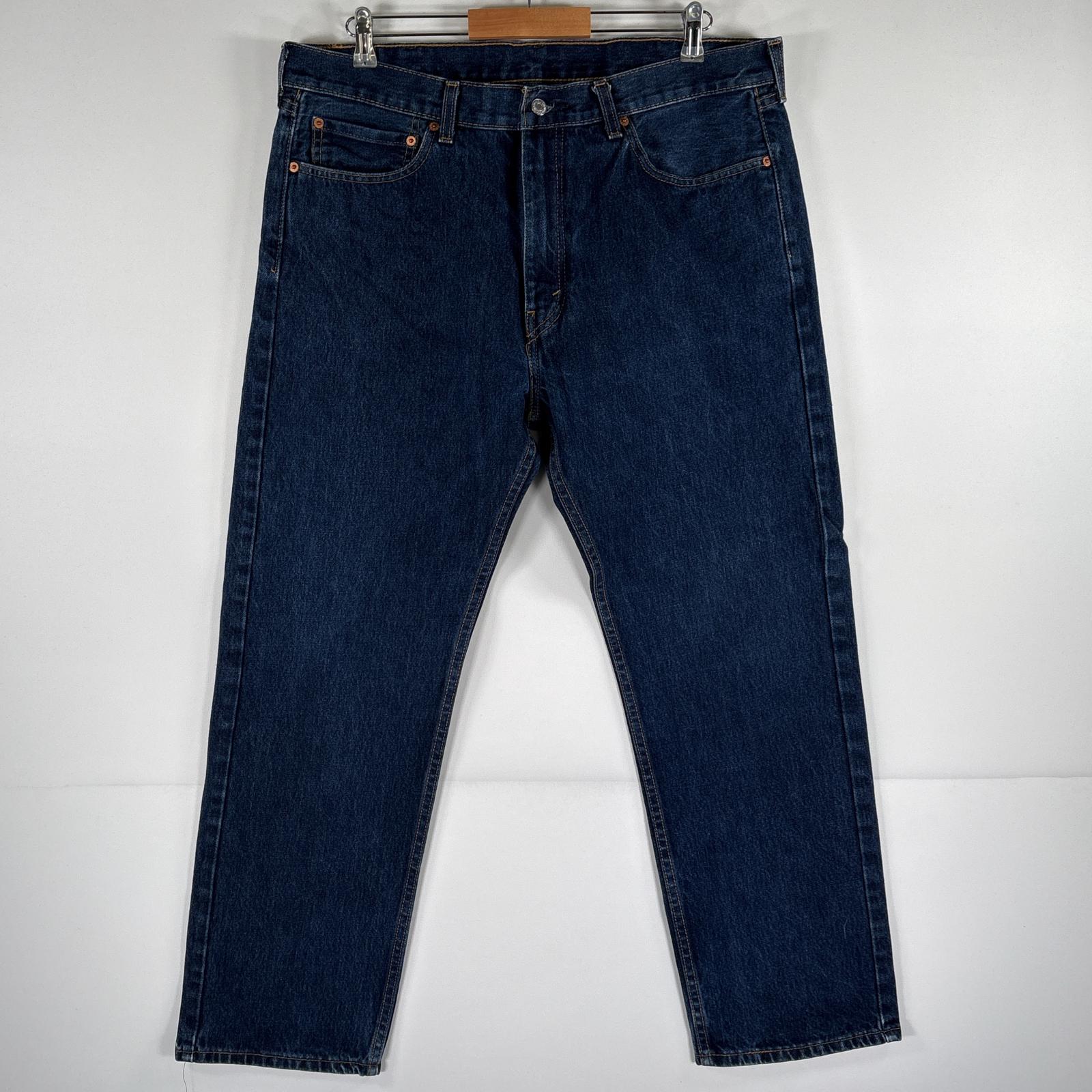 古着 デニムパンツ 505 ストレート 大きいサイズ ジーパン ジーンズ 5ポケット w38 L30 ブルー メンズ