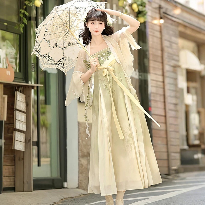 正規品デザインブドウ氷cosエレメント新韓国上着ワンピース夏女