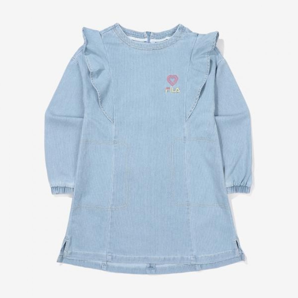 FILAガールズデニムワンピース(FK2OPF1110F_LDE) 7,341円