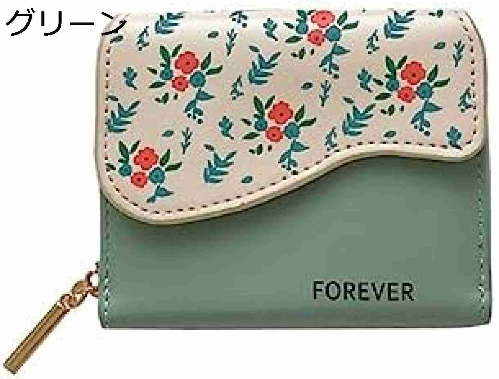 【20%OFFクーポン】財布 レディース 三つ折り 小さい ファスナー 花柄 英字柄 ボタン 大容量 カード入れ 小銭入れ 多機能 使いやすい コンパクト 軽量 可愛い 誕生日 おしゃれ ウォレット 6,428円