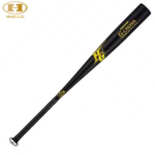 ハイゴールド Hi-GOLD HBT-8083 G-CROSS硬式金属バット ブラック 83cm HBT8083 18,850円