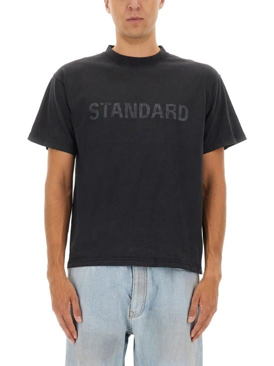 BALENCIAGA Men T-Shirts 850261 TTVC71041 BLACK