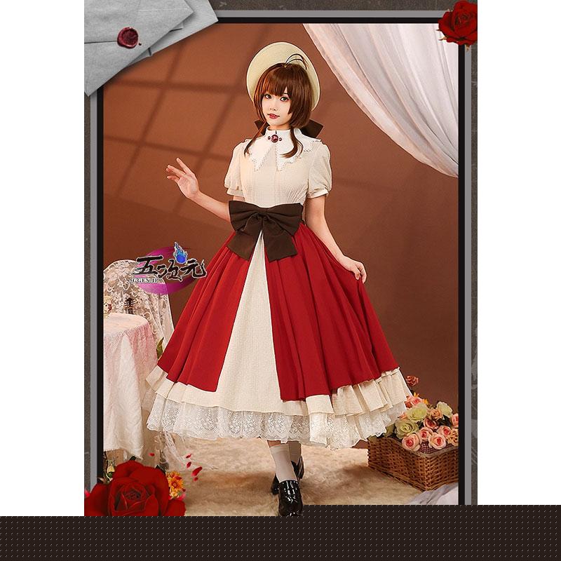 カードキャプターさくら　木之本桜　コスプレ　桜と思い出の虹　衣装　ウィッグ　靴　追加可