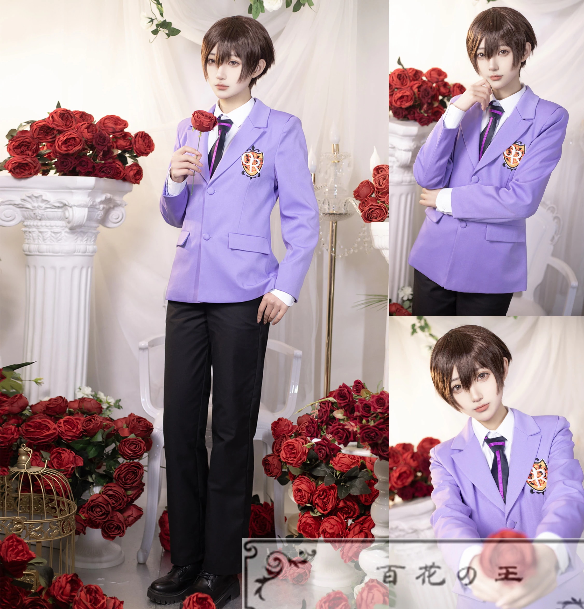 在庫品 桜蘭高校ホスト部 須王環 藤岡ハルヒ コスプレ衣装 コスチューム イベント ハロウィン 仮装 変装