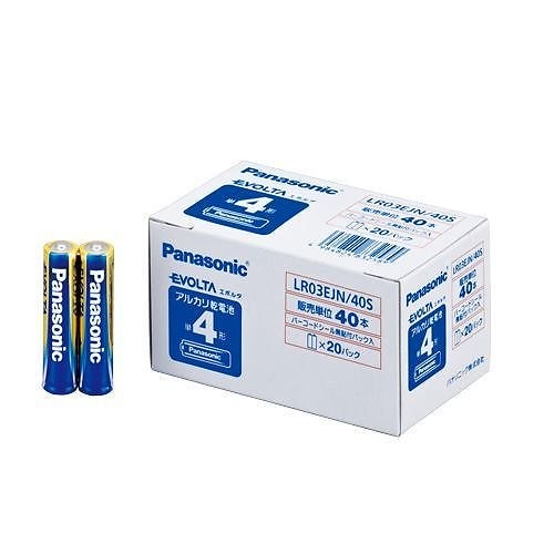 （まとめ買い）エボルタ単4 オフィス 40本入 LR03EJN/40S 00073816 [x3]