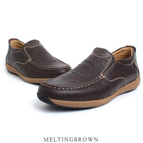 メンズカジュアルスリッポン男性スニーカーw10