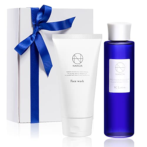 (ナノア)NANOAスキンケア ギフト セット 医師が大注目のヒト幹細胞 保湿 EGF エイジングケア プレゼント ギフトセット セラミド 無添加 日本製 (化粧水・洗顔フォーム)