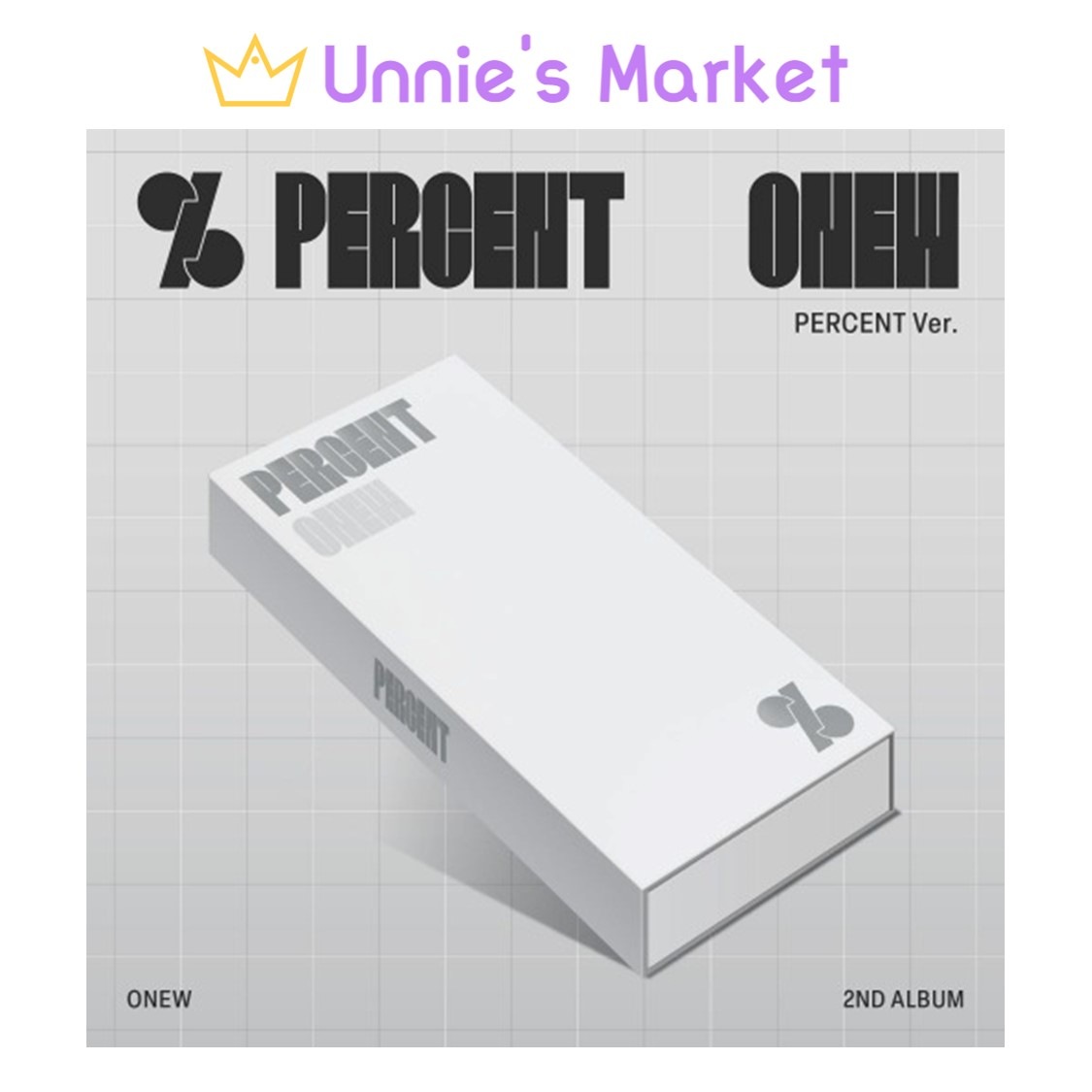 ONEW (SHINee) - PERCENT PERCENT Ver. 2nd Album + Free Photocard 1EA(fan-made)